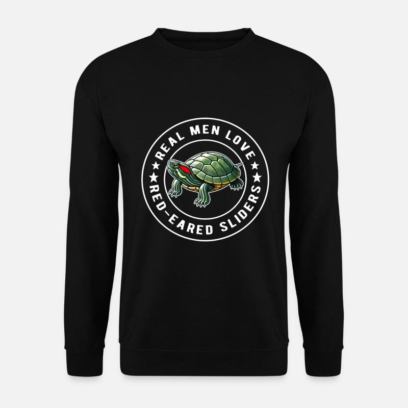 Turtle Red-eared Turtle - Unisex Sweatshirt - black