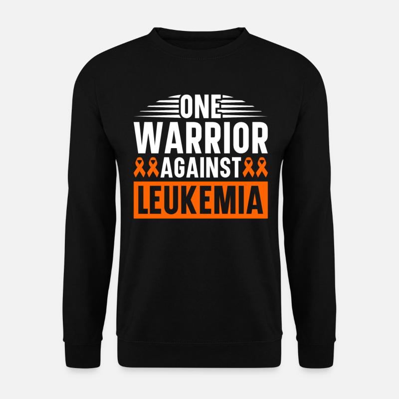 Leukämie Bewusstsein Blutkrebs Bekämpfung - Unisex Pullover - Schwarz