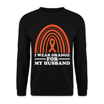 Schwleukemie Sensibilisation Lutte contre le cancer du sang - Sweat-shirt Unisexe - noir - Devant - Alina (178cm) & Michal (187cm)
