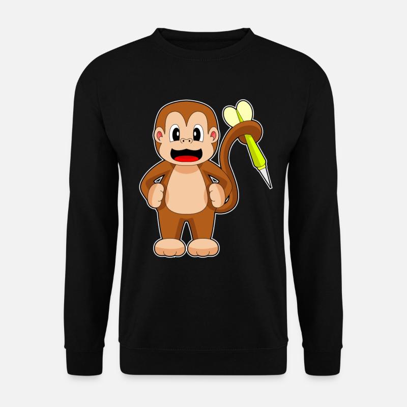 Monkey Dart Dart - Unisex Sweatshirt - black
