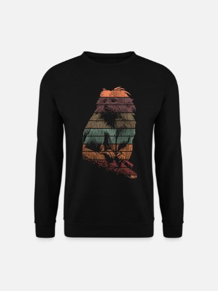 Tamarin Monkey Primate - Unisex Sweatshirt - black