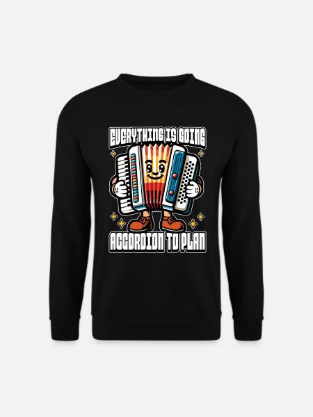Accordion Everything Is Going Accordion Musician - Unisex Sweatshirt - black