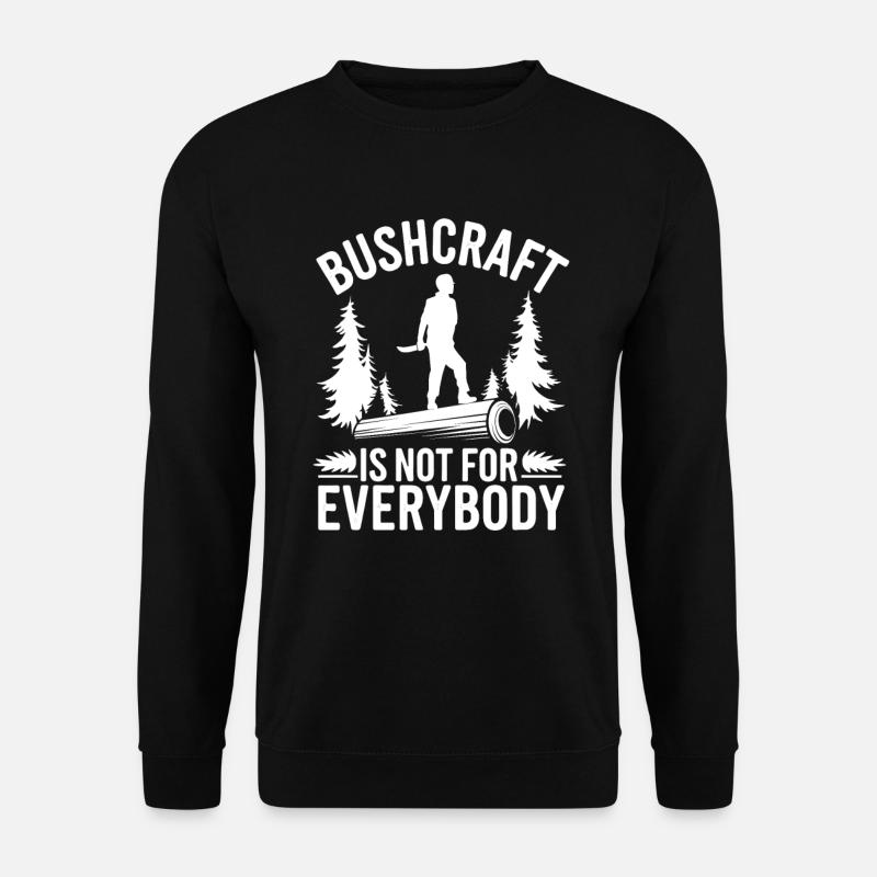 Bushcraft - Sweat-shirt Unisexe - noir