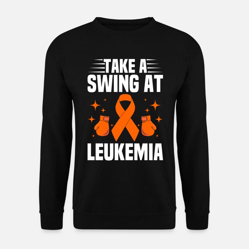 Leukämie Bewusstsein Blutkrebs Bekämpfung - Unisex Pullover - Schwarz