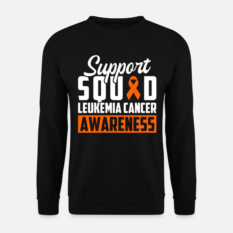 Leukämie Bewusstsein Blutkrebs Bekämpfung - Unisex Pullover - Schwarz