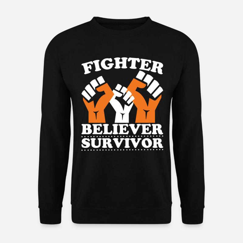 Leukämie Bewusstsein Blutkrebs Bekämpfung - Unisex Pullover - Schwarz