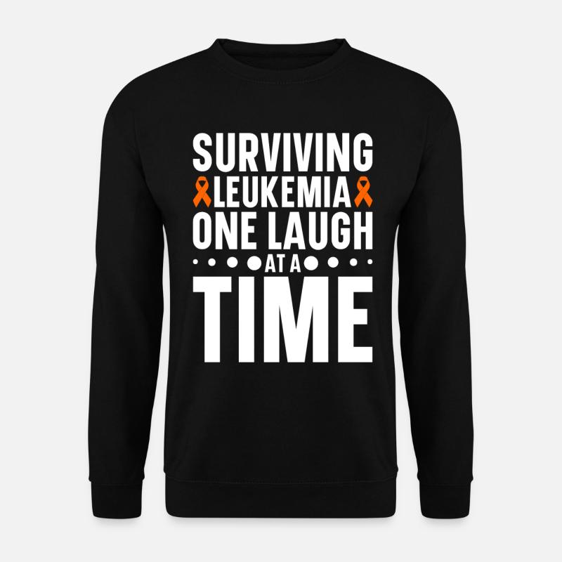 Leukämie Bewusstsein Blutkrebs Bekämpfung - Unisex Pullover - Schwarz