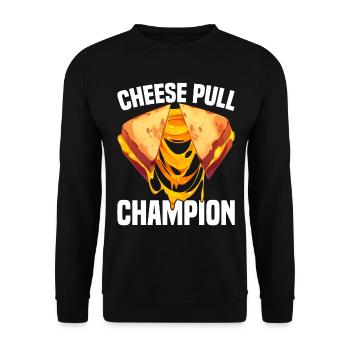 Grilled Cheese Grilled Cheese Foodie Cheese Sandwich - Sweat-shirt Unisexe - noir - Devant - Alina (178cm) & Michal (187cm)