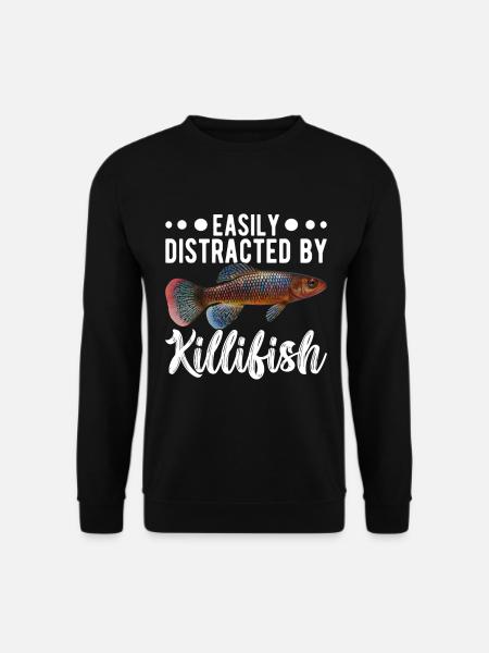 Killifish Quarium Fish - Unisex Sweatshirt - black