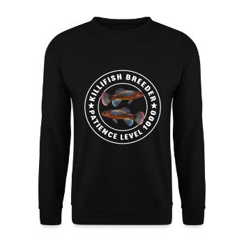 Killifish Quarium Fish - Sweat-shirt Unisexe - noir - Devant - Alina (178cm) & Michal (187cm)