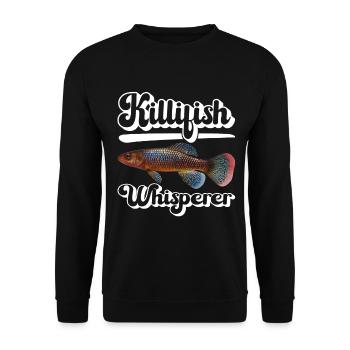 Killifish Quarium Fish - Sweat-shirt Unisexe - noir - Devant - Alina (178cm) & Michal (187cm)