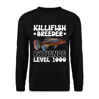 Killifish Quarium Fish - Sweat-shirt Unisexe - noir - Devant - Alina (178cm) & Michal (187cm)