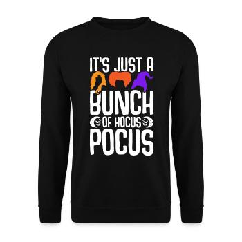 Halloween Costume - Unisex Sweatshirt - black - Front - Alina (178cm) & Michal (187cm)