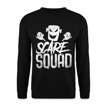 Halloween Costume - Unisex Sweatshirt - black - Front - Alina (178cm) & Michal (187cm)
