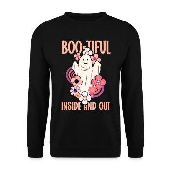 Halloween Costume - Unisex Sweatshirt - black - Front - Alina (178cm) & Michal (187cm)