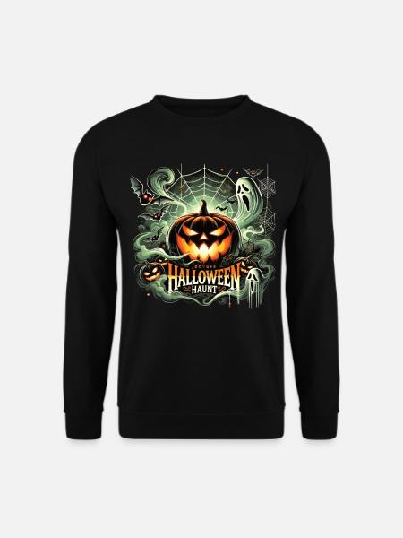 Scary pumpkin fun - Unisex Sweatshirt - black