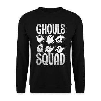 Halloween Costume - Unisex Sweatshirt - black - Front - Alina (178cm) & Michal (187cm)