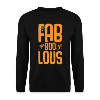 Halloween Kostüm - Unisex Pullover - Schwarz - Vorne - Alina (178cm) & Michal (187cm)