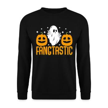 Halloween Costume - Unisex Sweatshirt - black - Front - Alina (178cm) & Michal (187cm)