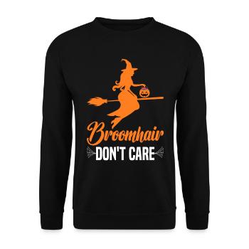 Halloween Costume - Unisex Sweatshirt - black - Front - Alina (178cm) & Michal (187cm)