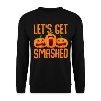 Halloween Costume - Unisex Sweatshirt - black - Front - Alina (178cm) & Michal (187cm)