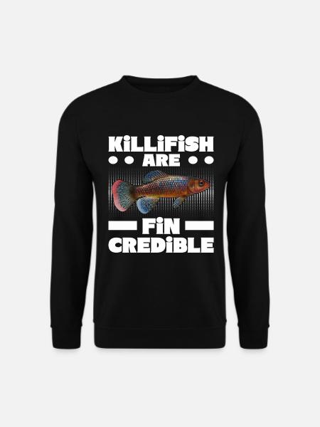 Killifish Quarium Fish - Unisex Sweatshirt - black