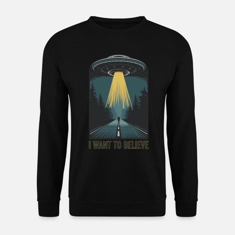 I want to belive - Unisex Sweatshirt - black