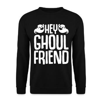 Halloween Costume - Unisex Sweatshirt - black - Front - Alina (178cm) & Michal (187cm)
