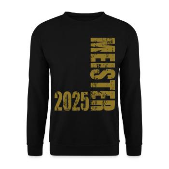 Meister 2025 - Unisex Pullover - Schwarz - Vorne - Alina (178cm) & Michal (187cm)