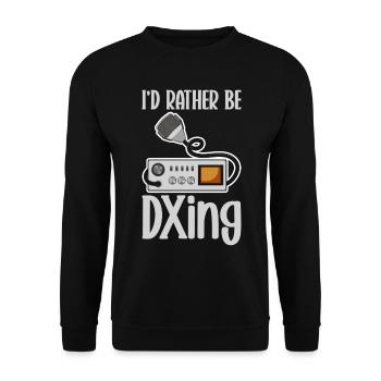 Ham Radio Amateur Radio Amateur Radio - Sweat-shirt Unisexe - noir - Devant - Alina (178cm) & Michal (187cm)