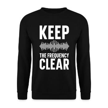 Ham Radio Amateur Radio Amateur Radio - Sweat-shirt Unisexe - noir - Devant - Alina (178cm) & Michal (187cm)