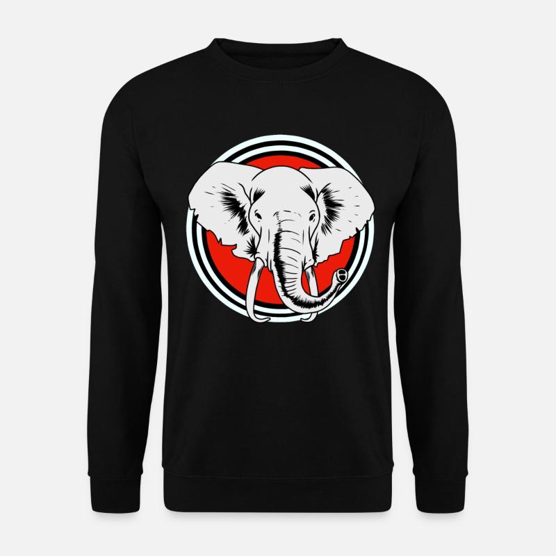Éléphant Éléphant - Sweat-shirt Unisexe - noir