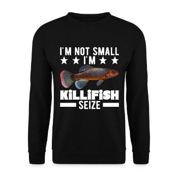 Killifish Quarium Fish - Sweat-shirt Unisexe - noir - Devant - Alina (178cm) & Michal (187cm)