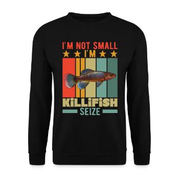 Killifish Quarium Fish - Sweat-shirt Unisexe - noir - Devant - Alina (178cm) & Michal (187cm)
