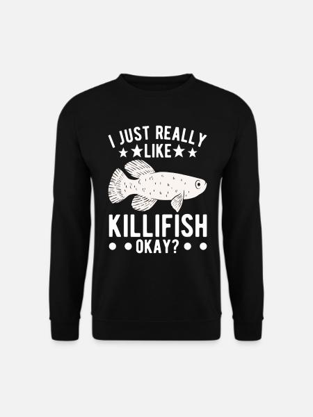 Killifish Quarium Fish - Unisex Sweatshirt - black