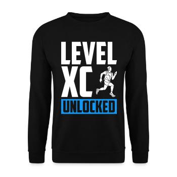 XC Running Cross Country Runner XC Runner - Sweat-shirt Unisexe - noir - Devant - Alina (178cm) & Michal (187cm)