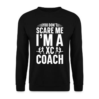 XC Running Cross Country Runner XC Runner - Sweat-shirt Unisexe - noir - Devant - Alina (178cm) & Michal (187cm)