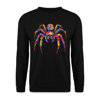 Spider Tarantula Tarantula Love Arachnid Spiders - Unisex Sweatshirt - black - Front - Alina (178cm) & Michal (187cm)