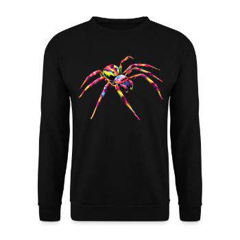 Spider Tarantula Tarantula Love Arachnid Spiders - Unisex Sweatshirt - black - Front - Alina (178cm) & Michal (187cm)