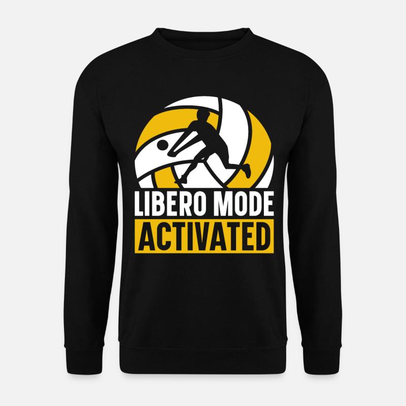 Volleyball Libero - Unisex Pullover - Schwarz