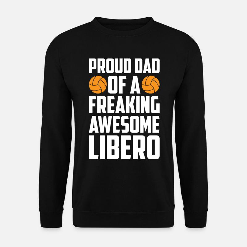 Volleyball Libero - Unisex Pullover - Schwarz