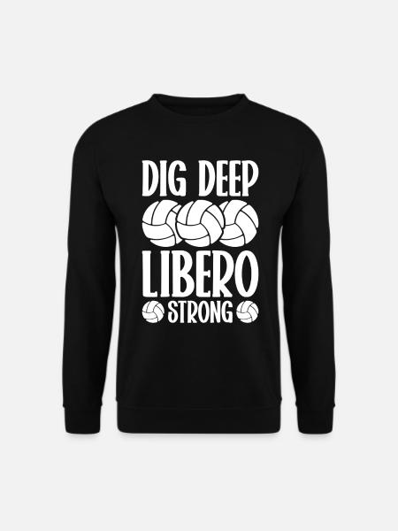 Volleyball Libero - Unisex Pullover - Schwarz