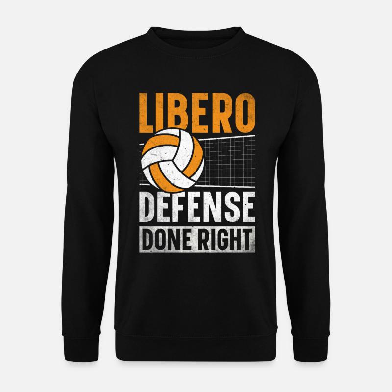 Volleyball Libero - Unisex Pullover - Schwarz