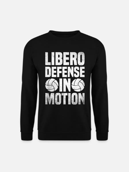 Volleyball Libero - Unisex Pullover - Schwarz