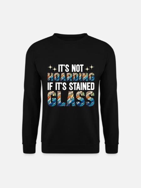 Vitrail artiste Vitrail Art - Sweat-shirt Unisexe - noir