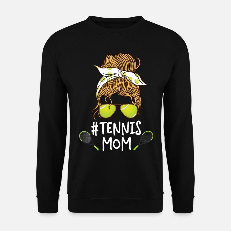 Funny Tennis Player Racket - Unisex Sweatshirt - black