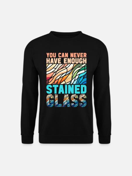 Vitrail artiste Vitrail Art - Sweat-shirt Unisexe - noir