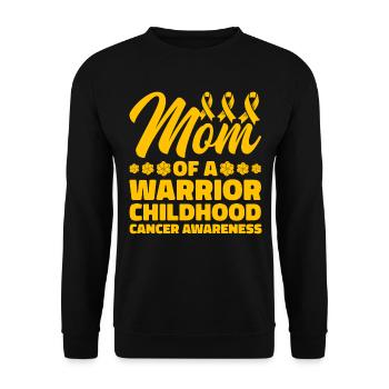 Krebs Im Kindesalter Childhood Cancer Awareness - Unisex Pullover - Schwarz - Vorne - Alina (178cm) & Michal (187cm)