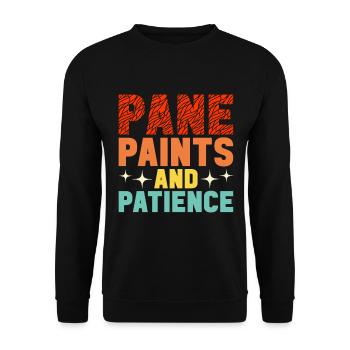 Vitrail artiste Vitrail Art - Sweat-shirt Unisexe - noir - Devant - Alina (178cm) & Michal (187cm)