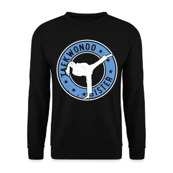 Taekwondo Sister Taekwondo Fighter Taekwondo - Unisex Sweatshirt - black - Front - Alina (178cm) & Michal (187cm)